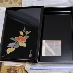 会津漆工芸　文箱の画像