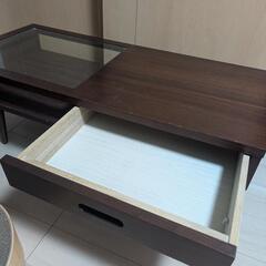 値下げ！KEYUCAエスタローテーブル 天然木使用！の画像