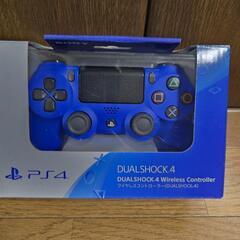 SONY DualShock 4 ワイヤレスコントローラー 青の画像