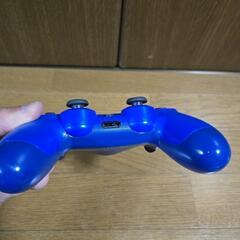 SONY DualShock 4 ワイヤレスコントローラー 青の画像