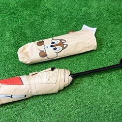 新品未使用 Disney チップとデール 折りたたみ傘