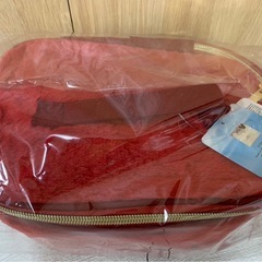最終値下げ‼️くまのプーさんポーチ(赤色)の画像
