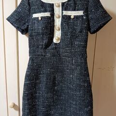 ツイード生地ワンピース👗