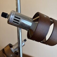 【0円】ニトリ　フロアランプ　ウッドリング2 046F DBRの画像