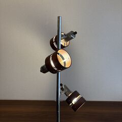 【0円】ニトリ　フロアランプ　ウッドリング2 046F DBRの画像