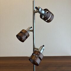 【0円】ニトリ　フロアランプ　ウッドリング2 046F DBRの画像