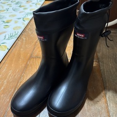 EDWIN ブラック レインブーツ LLサイズ