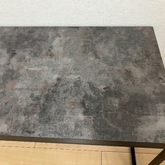 ☆デスクとワゴンのセット　幅120cmの画像
