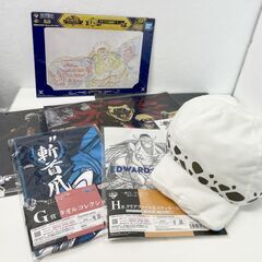 一番くじワンピース最悪の世代編D賞ロー帽子型ぬいぐるみH賞ビジュ...