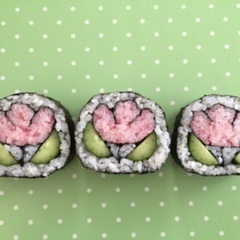 チューリップのデコ巻き寿司を作ってみよう！
