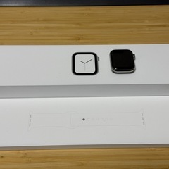 Apple watch 4 ステンレス　White band 純...