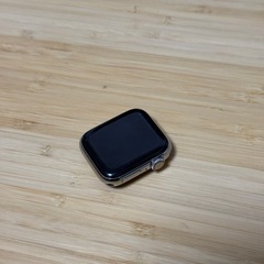 Apple watch 4 ステンレス　White band 純正品セット の画像