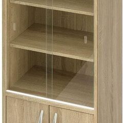 【予約済】⑩ぼん家具 キャビネット 木製 食器棚