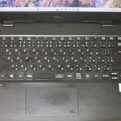 【core i5-8265U・バッテリー表示15h・フルHD】NEC VersaPro  PC-VKT16M3G63N6 【windows11・オフィスソフト付】の画像