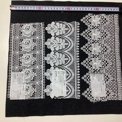 レースカーテン　ボイルレースカーテン　サンプル生地　ホワイト　生成り　17枚の画像