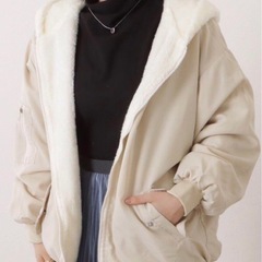 リバーシブルフーデットMA-1ゆるジャケット