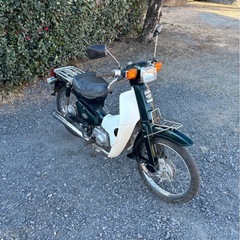987.　動画あり　スーパーカブカスタム　4速　原付　バイク　50cc 車体　埼玉の画像