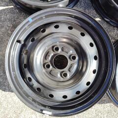 4本せっと！スズキ スペーシア 5AA-MK94S 純正鉄ホイール 14×4.5J 4H  PCD100 オフセット+45 ハブ径54の画像
