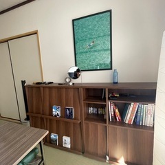 ディスプレイ引き出し(横並び、縦積み)、IKEAチェア