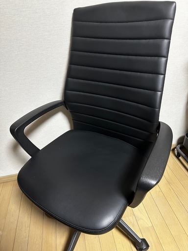オフィスチェア(OC104 PVC BK)
