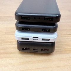 4台セット モバイルバッテリー 20000mAh・12000mAh・10000mAh 大容量 各種ブランドの画像