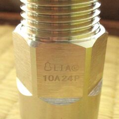 ☆日立金属 HITACHI プッシュインパクト継手接続要領 LIA 10A24P PU LPガス用 ◆10個セット・ひょうたん印の画像