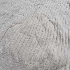 techichi フリーサイズ ベージュ リブ編み Vネック ニットの画像