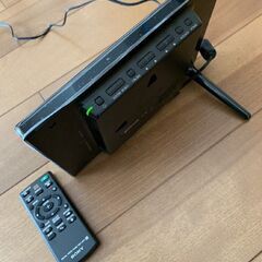 売れました　　　フォトフレーム　SONY S-Frame DPF-D720 ブラック  美品　MP3，動画再生の画像