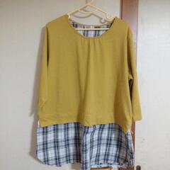 重ね着風トップス