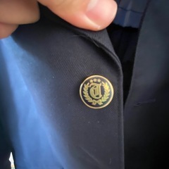 【第二ボタン無し】東海大相模高校　制服ブレザー上下　ネクタイ　セーター ノンクリーニングの画像