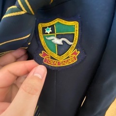 【第二ボタン無し】東海大相模高校　制服ブレザー上下　ネクタイ　セ...
