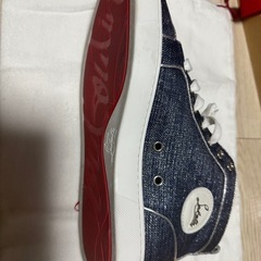Christian Louboutin デニム ハイカットスニーカーの画像