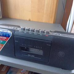 AM/FM STEREO RADIO CASSETE RECORDER PLAYER  昭和レトロ　ラジカセの画像