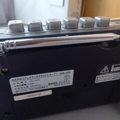 AM/FM STEREO RADIO CASSETE RECORDER PLAYER  昭和レトロ　ラジカセの画像
