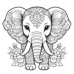 曼荼羅動物塗り絵: Mandala Animal Coloring Book - 茅ヶ崎市