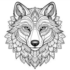 曼荼羅動物塗り絵: Mandala Animal Coloring Book - その他