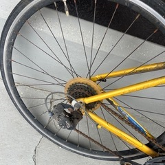 黄色自転車の画像