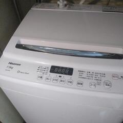お取引様決定　ジャンク　ハイセンス7.5kg HW-G75A