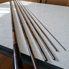 カーボンへら竿１９尺（５.７ｍ）未使用　特注塗装