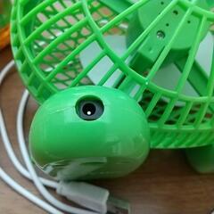 カエル扇風機 USBの画像