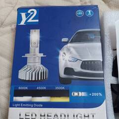 Y2　LED　HEADLIGHT　ヘッドライト　未使用品　HB3(9005)の画像