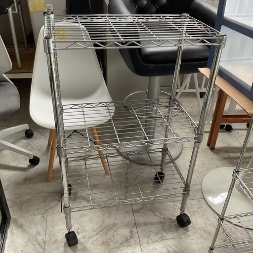 スチールラック　中サイズ　サビ汚れ多め　中古