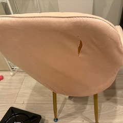 ピンク　椅子の画像