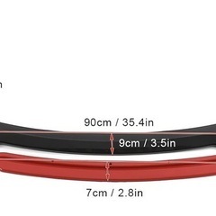 汎用性 アンダーリップスポイラー 未使用品 開封済みの画像