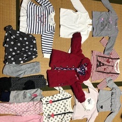 一着100円以下！！ベビー服72着　子供服　まとめ売り　80.90メイン　50.60.70の画像