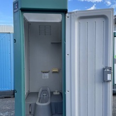 【決まりました】3月中限定！15000円引き！早い者勝ち！値下げしました↓1台限り！ハマネツ トイレ 仮設トイレ 和式トイレ   汲み取り式 フットポンプ 汲み取りの画像