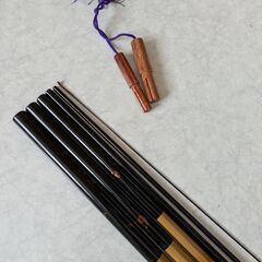 カーボンへら竿１９尺（５，７ｍ）特注塗装品　未使用