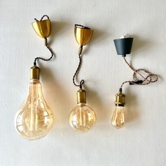 オシャレなLED照明3個セット