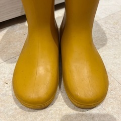 子供用長靴　レインシューズ　スタンプル　レインブーツ　黄色　キッズ　幼稚園　保育園　の画像