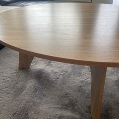 美品　お洒落　まるテーブル　　　の画像